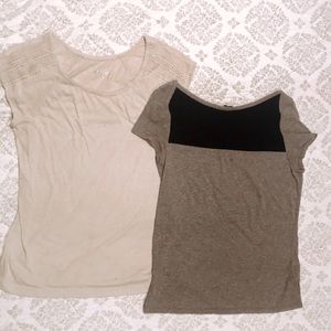 Two medium casual shirts